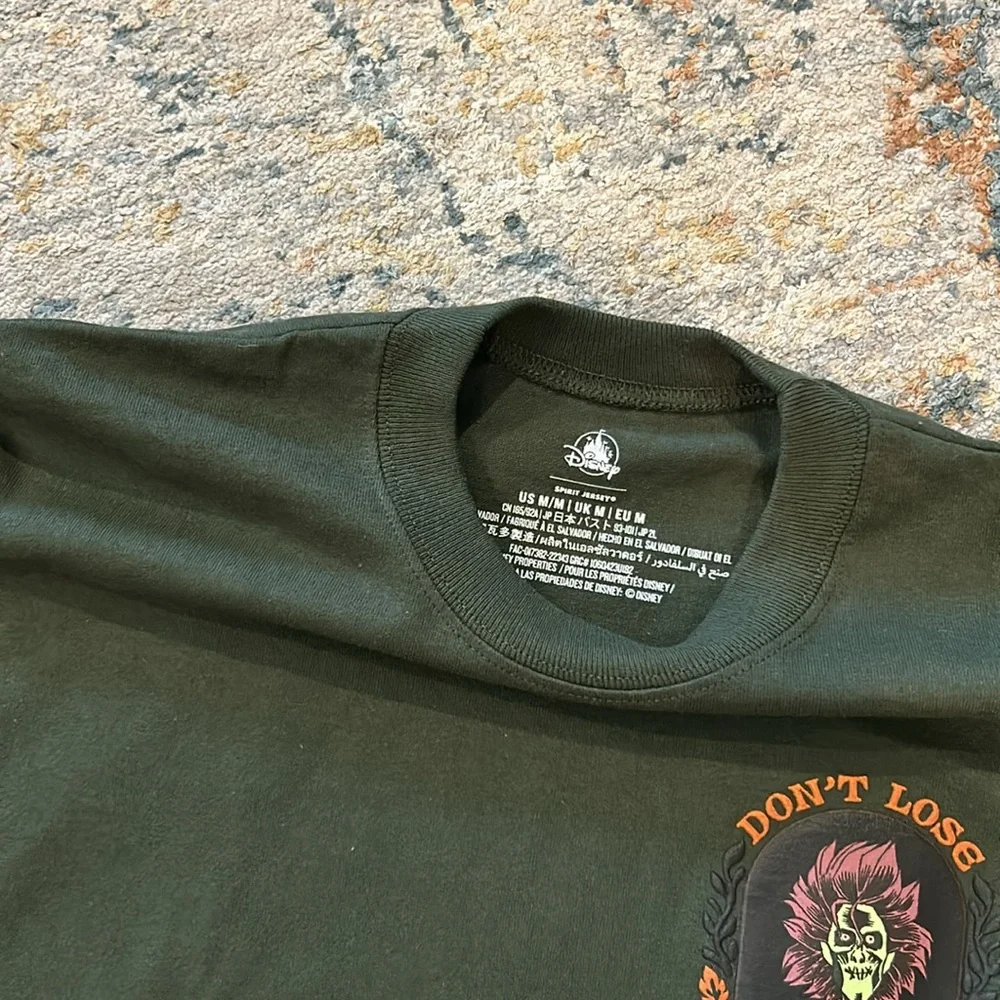 Disney’s Halloween green spirit jersey Hocus Pocus size medium see pics - Picture 3 of 9